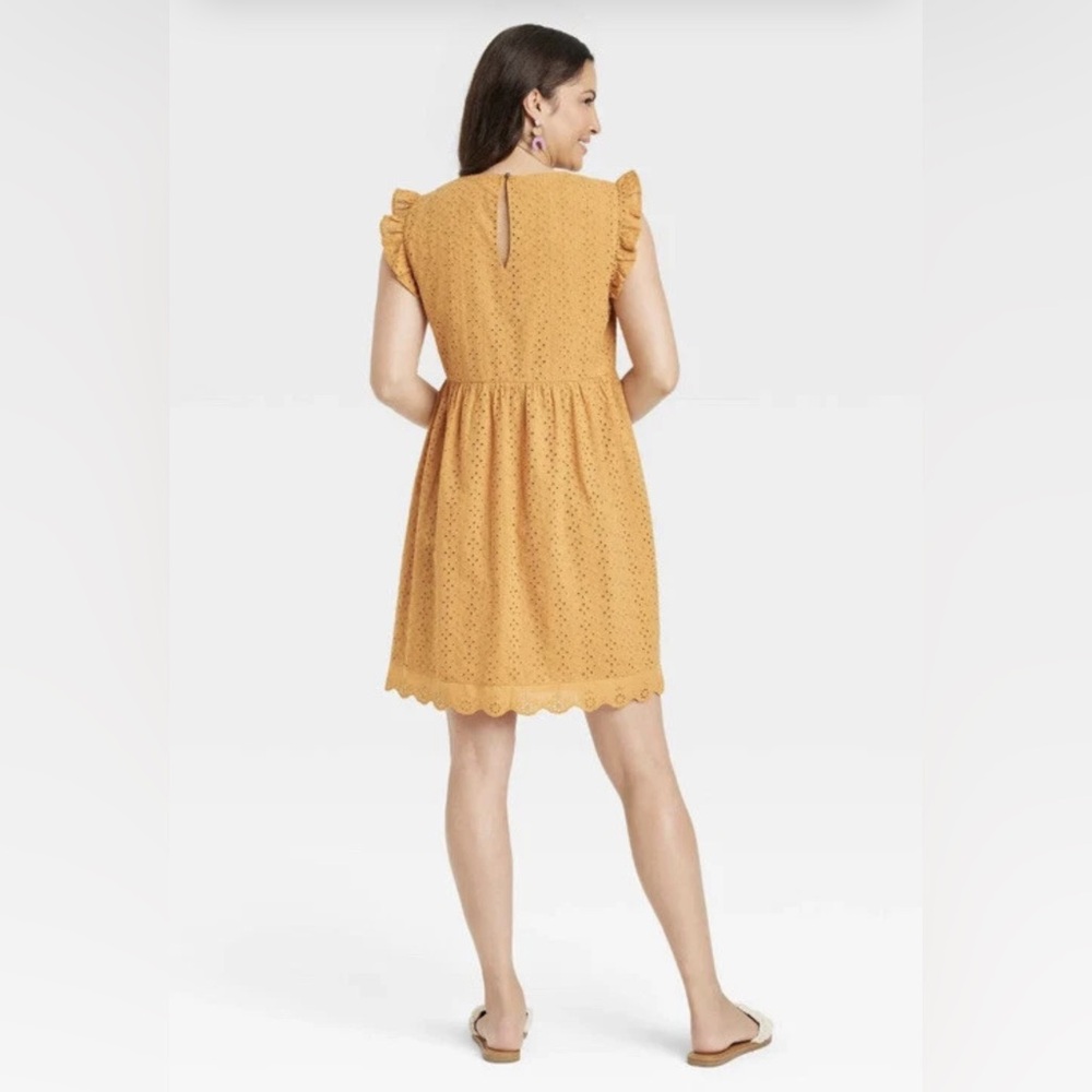 Knox Rose Mustard Midi Dress - Picture 5 of 7